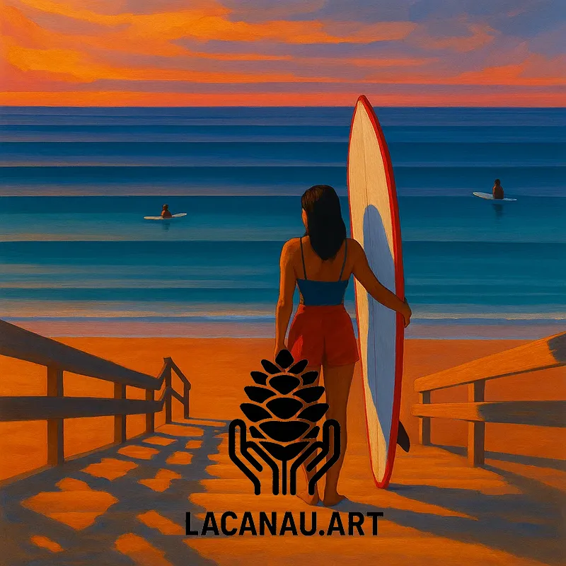 Lacanau comme fil conducteur
Océan, lac, forêt et vie locale